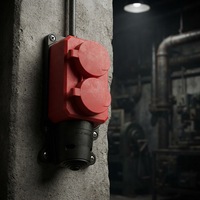 Prise industrielle étanche personnalisée R-212-2, fiche électrique 220V 250V, prise basse tension