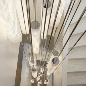 Lámpara Colgante Lineal Moderna de Piedra de Nieve para Hotel, Villa, Dormitorio, Sala de Estar, Escalera, Decoración de Interiores - Product Image 3