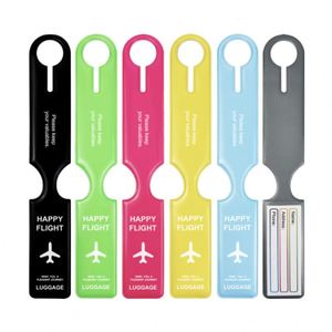 PVC Luggage <b>Tag</b> for Bags Travel Accessories Anti-loss Business Identification <b>Tag</b> Airplane Boarding <b>Name</b> <b>Tag</b> - Product Image 4