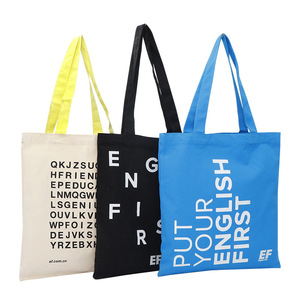 Custom 8 OZ 10 OZ 12 OZ Canvas Cotton Tote Bag Promotion Custom Advertising Design Recycled Canvas Tote Bag for Advertising