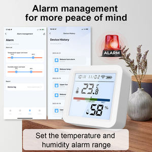 Back Light <span class=keywords><strong>Lcd</strong></span> Display Tuya Temperatuur Logger Smart Th05 Wifi Temperatuur Vochtigheidssensor Voor Magazijn - Product Image 4