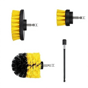 Juego de inicio de 4 cerdas tipo para limpieza de tapicería de alfombras domésticas Es suave/Medio/rígido - Product Image 1