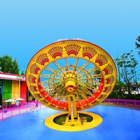 Manège pour enfants de parc d'attractions, attraction rotative Crazy Phoenix Turntable à vendre