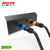 M25 3 + 2 broches 50A étanche 3Pin puissance 2Pin données multi-broches IP67 prise mâle prise femelle connecteur Jnicon