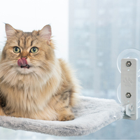 Fabricant en gros respirant ventouse suspendu pliable fenêtre chat hamac