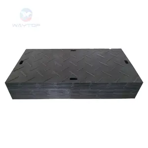 track mat road way system durable ant-slip hdpe ground protection mat 3 x 6