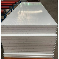 Panneaux muraux en sandwich EPS à isolation thermique avec revêtement métallique pour usage extérieur et toiture - Écologiques et résistants au feu