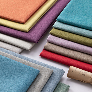 <span class=keywords><strong>Tela</strong></span> de Lona Gruesa 100% Poliéster de Color Sólido para Cojines de Sofá, Resistente a la Abrasión, Tejido Liso Teñido - Product Image 3