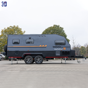 Remorque de camping hybride CAMPTRL avec lits en toile pliables, construction à coque rigide, légère et capable de rouler hors route - Product Image 4