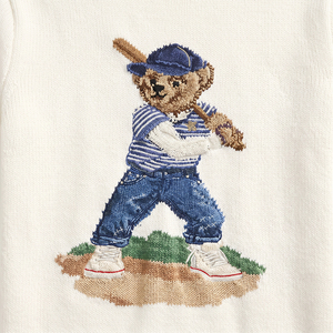 Suéter <span class=keywords><strong>de</strong></span> <span class=keywords><strong>Punto</strong></span> Grueso 7GG para <span class=keywords><strong>Hombre</strong></span>, Estilo Preppy Vintage, con Jacquard <span class=keywords><strong>de</strong></span> Oso, Diseño Retro con Estampado Animal, Mezcla <span class=keywords><strong>de</strong></span> Lana, para Invierno - Product Image 6