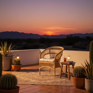 Fabiano Rattan Chair Stylish and Comfortable <b>Seating</b> for Living Room and Outdoor Spaces Perfect for Home Furniture - Product Image 1