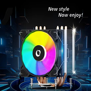 مبرد وحدة المعالجة المركزية زيرو ماستر الجديد بتصميم RGB للألعاب، مروحة تبريد نحاسية 120 مم مع 5 أنابيب حرارية لمعالجات إنتل LGA وإيه إم دي - Product Image 6