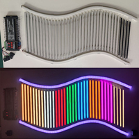 Sistema de Iluminación Inteligente para Escaleras Grilight Automático con 20 Tiras LED, Sensor de Movimiento PIR, Carga Máxima de 400W, Control de 32 Escalones
