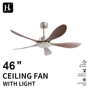 Ventilador de Techo Moderno de 46 56 Pulgadas, Decorativo, con 5 Aspas, Motor de CC, Cuerpo de Lámpara de ABS, para Hogar y Oficina, Control Remoto de CA - Product Image 2