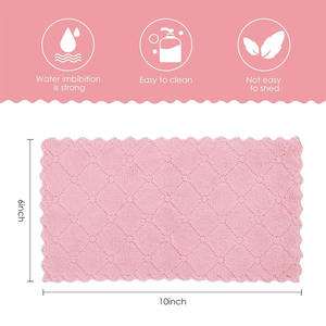 <span class=keywords><strong>Pas</strong></span> <span class=keywords><strong>cher</strong></span> Microfibre Absorbant Cuisine Vaisselle Serviette Chiffon Chiffon Rag Ménage Vaisselle Nettoyage Outils D'essuyage - Product Image 2
