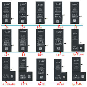 Nueva batería de teléfono de alta calidad para iPhone 5 6 6s 6splus 7 7plus 8 8plus X XR XS <span class=keywords><strong>MAS</strong></span> 11 12 13 14 MINI PRo baterías recargables - Product Image 2