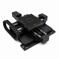 Plateforme de mouvement automatisée en fibre de carbone 3K sur mesure, avec plateau linéaire XY léger et chariot alvéolé pour équipement industriel