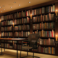 Papier peint mural 3D vintage en forme de bibliothèque, toile murale personnalisée pour bureau, bar, B&B