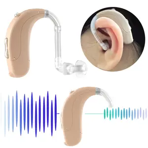 Alat Bantu Dengar V-188B, Alat Bantu Dengar Baterai P13 A13, Alat Bantu Dengar Telinga Dapat Diisi Ulang BTE