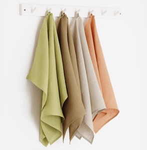 Servilletas de Lino 100%, Servilletas de Tela de Lino Bordadas a Mano Personalizadas para Bodas - Product Image 2