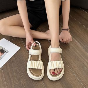 Sandales de plage décontractées pour femmes, version coréenne, été 2025, avec semelle épaisse antidérapante - Product Image 1