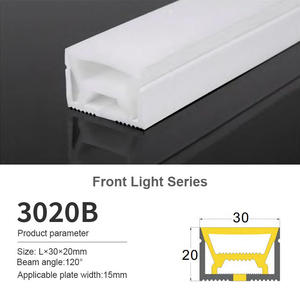 LEDEAST <span class=keywords><strong>FLS</strong></span> 20*20mm Tube néon flexible en silicone IP65 étanche, bande lumineuse LED pour décoration extérieure, éclairage frontal - Product Image 3