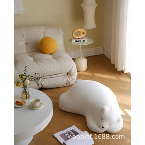 Sillón Reclinable Silly Bear, Tela Azul Marino, Sofá para Niños y Adultos, Sala de Estar - Product Image 2