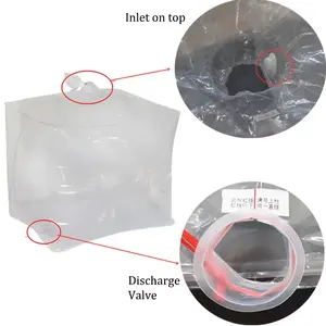 Sac de doublure de liquide pour réservoir IBC huile eau lait 1000L plastique PE personnalisé de qualité alimentaire