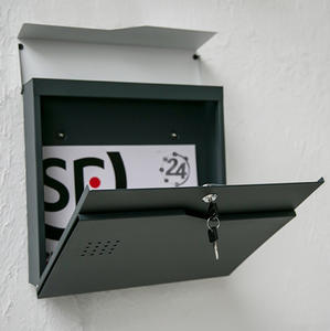 Boîte aux lettres en fonte décorative style victorien extérieure résistante aux intempéries - Product Image 2