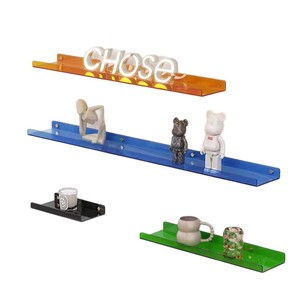 Étagère murale rectangulaire en acrylique Yixin, présentoir transparent pour salon, salle de bain, rangement, exposition - Product Image 2