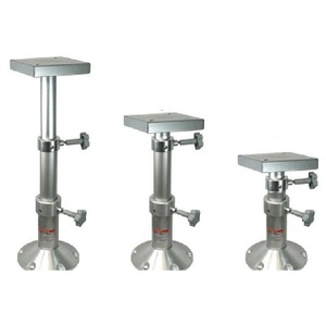 Pied de table de bateau en aluminium réglable en hauteur (295-690 mm) – Accessoire marin pour modernisation et rénovation - Product Image 1