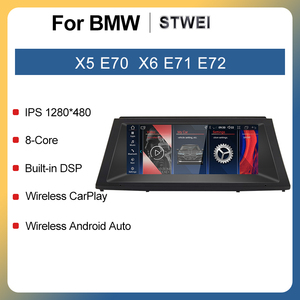 เครื่องเล่นมัลติมีเดียในรถยนต์ STWE รุ่นใหม่ ขนาด 8.8 นิ้ว สำหรับ BMW E70 E71 รองรับ Wireless CarPlay Android AUTO ID6 ID7 ID8 ระบบนำทาง GPS บลูทูธ และฟังเพลง - Product Image 2