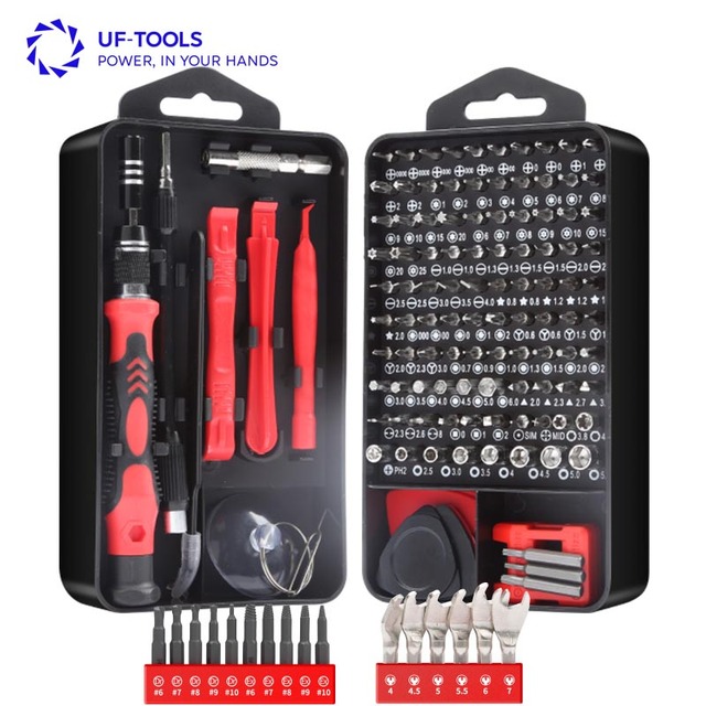 BEST 138-in-1 Precision Multi-Function Torx Hex Screwdriver Set Industrial Use Steel/Plastic Handle Mobile Phone Repair DIY OEM