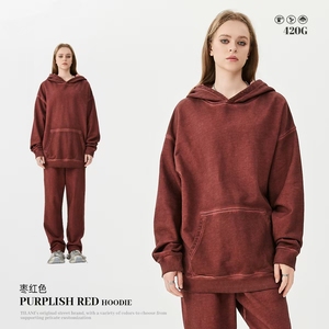 Felpe con Cappuccio Ricamate Personalizzate 420g in 55 Colori, Unisex, Stile Streetwear, Magliette Casual Sportive da <span class=keywords><strong>Uomo</strong></span> - Product Image 4