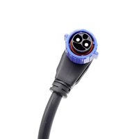 Connecteur étanche IP65/IP67/IP68 M23 2+1+5 LED DC 8 broches 2/3 broches à contact en laiton avec verrouillage automatique