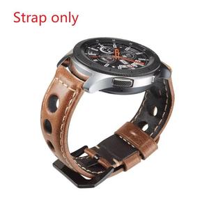 Bracelet de montre en cuir véritable Crazy Horse de haute qualité pour montres de 20 mm, 22 mm, 24 mm, respirant, imperméable, style rallye - Product Image 1