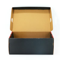 Gran oferta, Material corrugado duradero, soporte de impresión Premium, caja de zapatos personalizada de varios tamaños para comercio electrónico y embalaje al por menor
