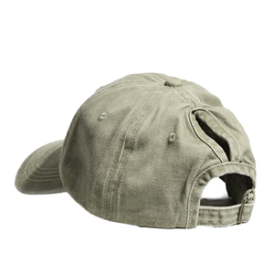 Casquette <span class=keywords><strong>de</strong></span> baseball vintage délavée en détresse pour hommes et femmes chapeau <span class=keywords><strong>de</strong></span> golf d'été avec broderie à la main pour papa - Product Image 4