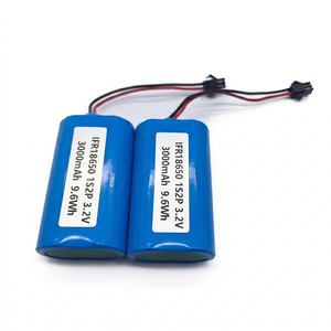 1S2P 3.2V 18650 3000mAh Lifepo4 バッテリー 18650 3.2V 充電式リチウムイオンバッテリーパック BMS とコネクター付き おもちゃの車用 - Product Image 2