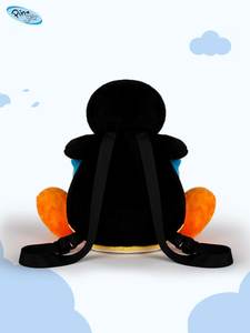 Sac à dos en <span class=keywords><strong>peluche</strong></span> <span class=keywords><strong>Pingu</strong></span> Little Penguin authentique, unisexe, 31cm-50cm, grande capacité, cadeau d'anniversaire haut de gamme - Product Image 3