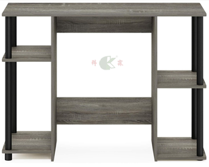 <span class=keywords><strong>Bureau</strong></span> d'<span class=keywords><strong>ordinateur</strong></span> moderne avec rangement ouvert, gris/noir - Product Image 2