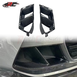 Rejillas de Ventilación Delanteras de Fibra de Carbono Seca para <span class=keywords><strong>BMW</strong></span> G80 M3 G82 <span class=keywords><strong>M4</strong></span>, Proceso de Moldeo al Vacío, Resina Resistente al Calor, Revestimiento Resistente a los Rayos UV - Product Image 2