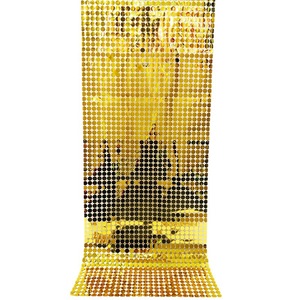 F210 Mur de fond décoratif pour événements et mariages, avec rideaux miroir et lentilles à paillettes, à effet pailleté pneumatique, pour créer une ambiance festive - Product Image 3