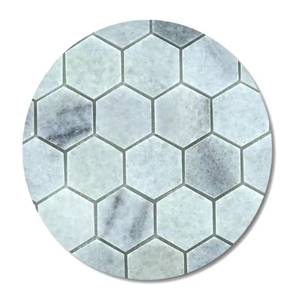Bali Crystal <b>White</b> Onyx Marble Polished Modern Entry Hexagon Mosaic Tiles Premium Quality Waterproof Eco-Friendly for Hotel - Product Image 5