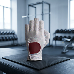 Bracelet de poignet réglable en cuir véritable respirant et antidérapant, avec logo personnalisé haut de gamme, fermeture à enfiler, pour le sport - Product Image 3