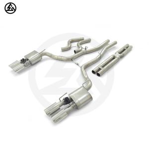 Escape CSZ para Maserati Quattroporte Ghibli Levante <span class=keywords><strong>SQ4</strong></span> 3,0 T SS304 silenciador escape con válvula Sport catback - Product Image 3