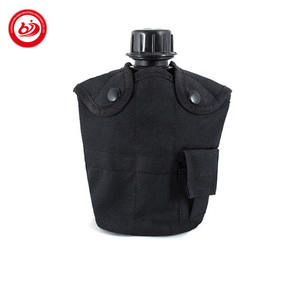 Hiking Camping US Outdoor Portable Drinking <strong>Water</strong> <strong>Bottle</strong> Survival Camouflage Kettle Equipment With Carrying Bag - Product Image 4