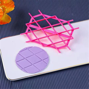 Diamond Plastic Fondant Cake Embossing Mold Cookie Chocolate Stamping Baking Tool Wedding Cake Decorating Supplies - Product Image 2