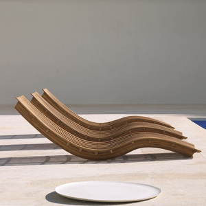 <span class=keywords><strong>Tumbona</strong></span> de <span class=keywords><strong>Madera</strong></span> de Teca para Exteriores, Diseño Italiano, para Hotel, Resort, Playa, Piscina, Muebles de Exterior - Product Image 3