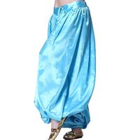 Pantalon Palazzo de célébration spirituelle, pantalon de danse de louange métallique, pantalon de danse orientale, pantalon de carnaval arabe en satin
